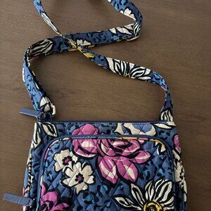 Vera Bradley floral quilted crossbody bag